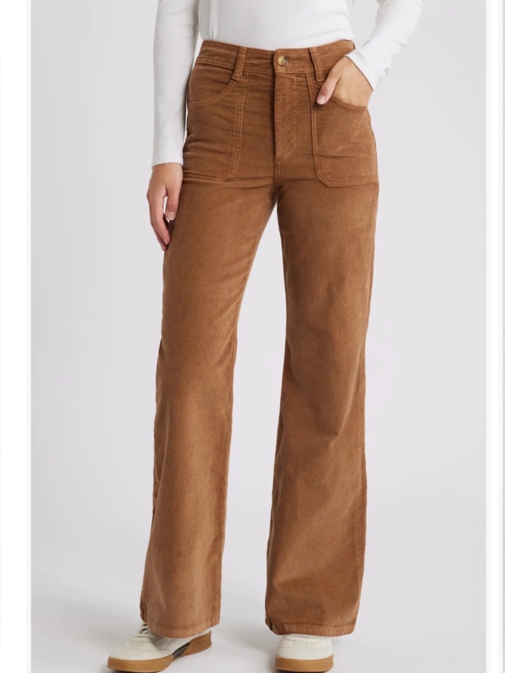 Marine Layer Brown Corduroy Boot Cut Pants